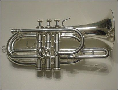 Corneta Sib 3 pistones CARMEN plateada HONSUY modelo 72960