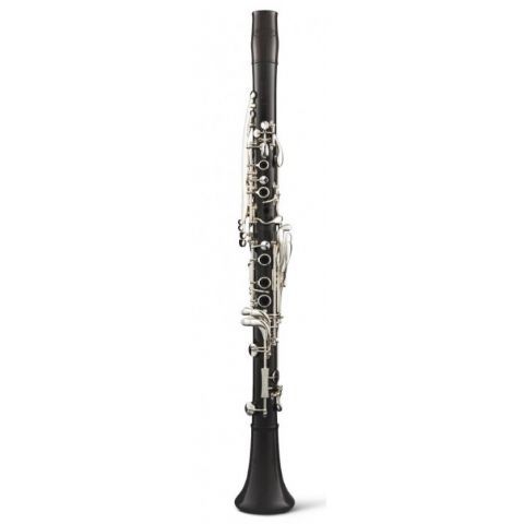 Clarinete La BACKUN modelo CG CARBON GRANADILLA  llaves y pilares PLATA