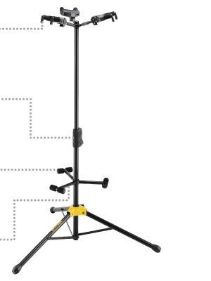 Soporte 3 guitarras o bajos HERCULES modelo GS-432-B