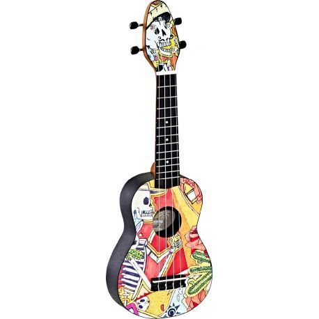 Ukelele soprano KEIKI modelo K2-EM EL MUERTO