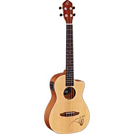 Ukelele bartono ORTEGA modelo RU5CE-BA electrificado