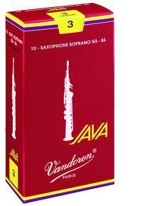 Caja de caas saxofn soprano VANDOREN modelo JAVA ROJA