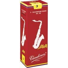 Caja de caas saxofn tenor VANDOREN modelo JAVA ROJA