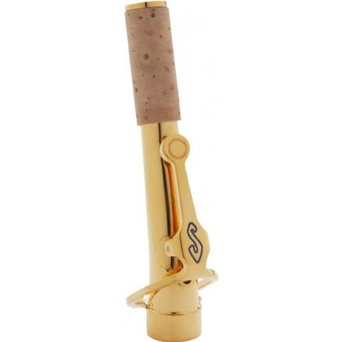 Tudel saxofon soprano curvo SELMER modelo SERIE III chapado oro