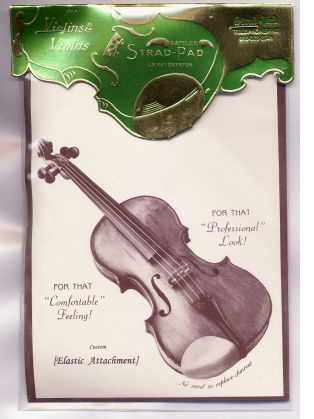 Protector barbada violin modelo STRAD PAD grande