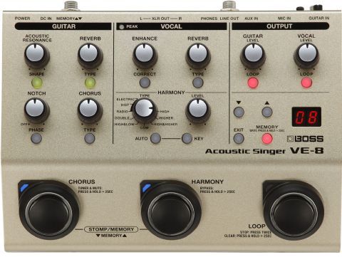 Pedal BOSS modelo VE-8
