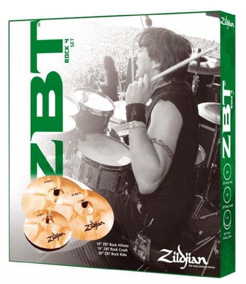 Juego de platos ZILDJIAN modelo ZBT 4 ROCK