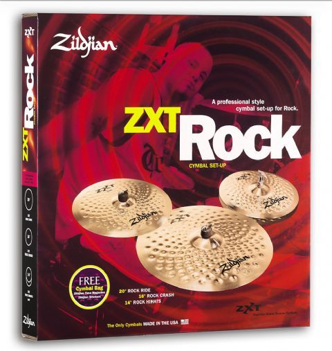 Juego de platos ZILDJIAN modelo ZXT ROCK